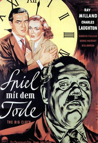 The Big Clock Movie Poster Print showcasing classic film art.