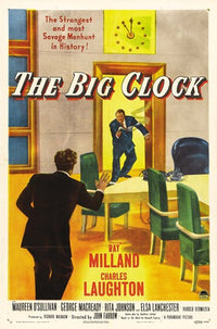 The Big Clock Movie Poster Print showcasing classic cinema art.
