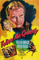 Follow Me Quietly Movie Poster Print showcasing classic film art.