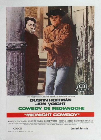 Midnight Cowboy Movie Poster Print showcasing cinematic artwork.