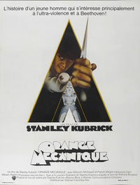 A Clockwork Orange Movie Poster Print featuring iconic imagery.