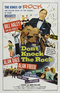 Don't Knock The Rock Movie Poster showcasing classic rock energy.