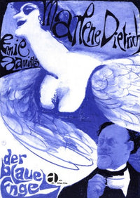 Blue Angel Movie Poster Print featuring dramatic visuals.