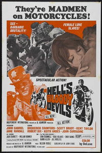 Hell's Bloody Devils Movie Poster Print showcasing dramatic visuals.
