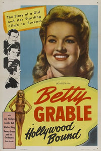 Hollywood Bound Movie Poster Print showcasing classic Hollywood glamour.