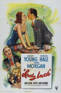 Lady Luck Movie Poster Print showcasing cinematic themes of chance and fate.