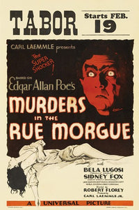 Murders in the Rue Morgue Movie Poster Print showcasing mystery and suspense.