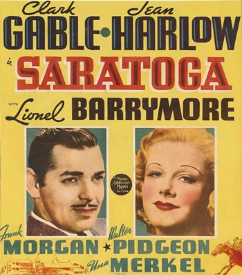 Saratoga Movie Poster Print for classic cinema fans
