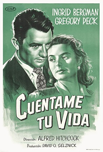 Spellbound Movie Poster Print featuring classic cinematic art.
