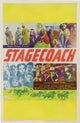 Stagecoach Movie Poster showcasing classic Western film art.