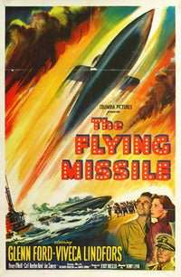 The Flying Missile Movie Poster Print featuring dynamic design and vibrant colors.