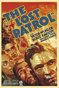 The Lost Patrol Movie Poster featuring classic cinema artwork.