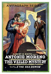 The Veiled Mystery Movie Poster Print showcasing cinematic intrigue.