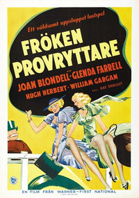 Traveling Saleslady Movie Poster Print featuring classic cinema art.