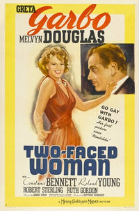 Two-Faced Woman Movie Poster Print showcasing vibrant colors and intriguing imagery.