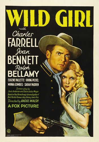 Wild Girl Movie Poster Print showcasing vibrant artwork