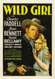 Wild Girl Movie Poster Print showcasing vibrant artwork