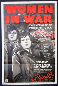 Women in War Movie Poster Print showcasing resilience and strength.