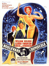 Sunset Boulevard Movie Poster Print showcasing classic Hollywood glamour.