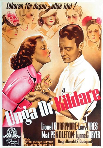 Young Dr. Kildare Movie Poster Print featuring classic film imagery