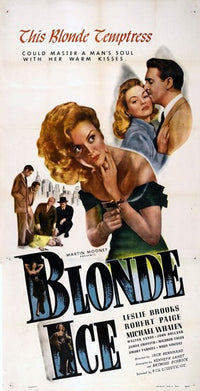 Blonde Ice Movie Poster Print showcasing classic film artwork.