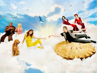 Pushing Daisies movie poster print, vibrant and whimsical design.