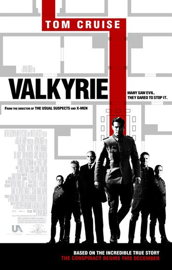 Valkyrie Style C Movie Poster from 2008, featuring dramatic artwork.