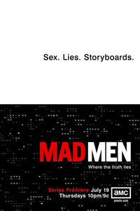 Mad Men Movie Poster Print showcasing vintage 1960s style