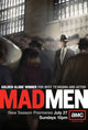 Mad Men Movie Poster Print featuring iconic 1960s design.