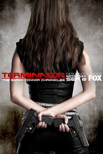 Terminator: The Sarah Connor Chronicles Movie Poster featuring iconic sci-fi artwork.