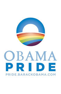 Barack Obama Pride Campaign Poster showcasing hope and unity.