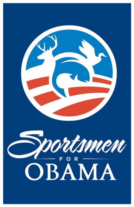 Barack Obama Sportsmen for Obama Campaign Poster