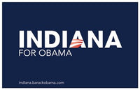 Barack Obama Campaign Poster - Indiana for Obama, 11x17 size