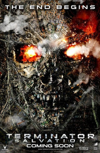Terminator Salvation Style D Movie Poster, vibrant and dramatic design.