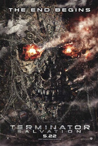 Terminator Salvation Style E Movie Poster featuring iconic sci-fi imagery