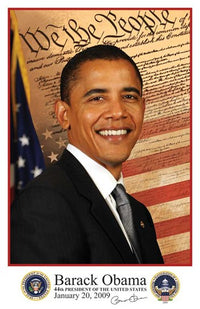 Barack Obama Inauguration 2009 Movie Poster with Presidential Seals