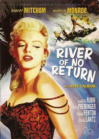 River of No Return Style B Movie Poster from 1954, featuring classic film artwork.