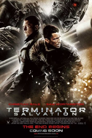 Terminator Salvation - Style L Movie Poster showcasing a dystopian scene.