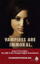 True Blood Movie Poster Print featuring supernatural drama characters.