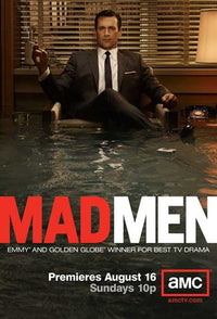 Mad Men Movie Poster Art Print showcasing 1960s television series.