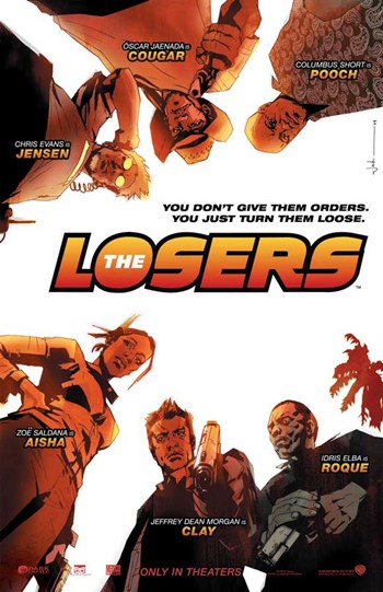 The Losers Style A Movie Poster featuring dynamic film characters.