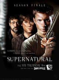 Supernatural TV Show Movie Poster Print featuring dark and mysterious themes.