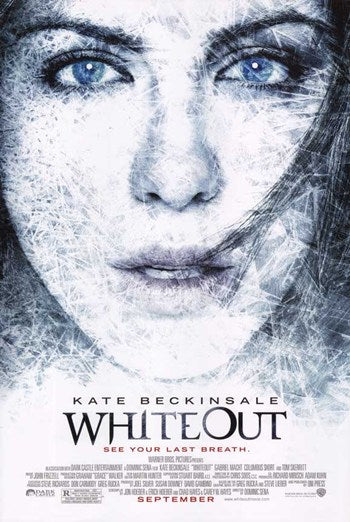 Whiteout Movie Poster - Style B featuring suspenseful design
