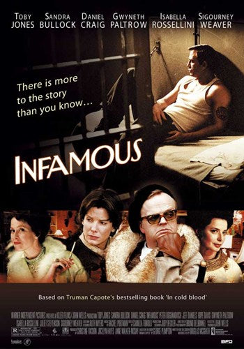 Infamous Movie Poster Print showcasing cinematic art.