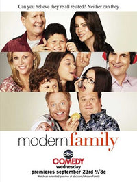 Modern Family Movie Poster Print featuring iconic characters and moments.