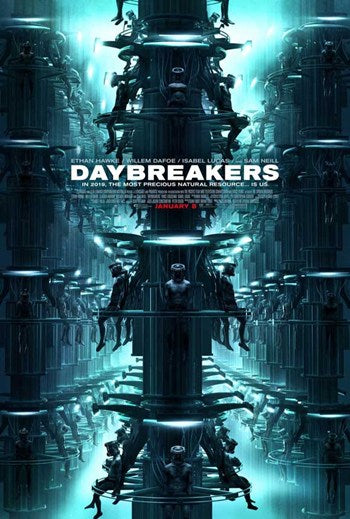 Daybreakers Style B movie poster featuring captivating design.