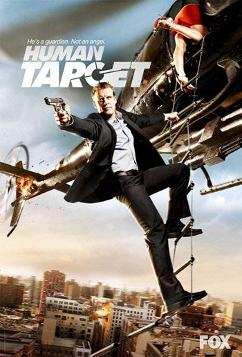 Human Target Movie Poster Print featuring action-packed visuals.