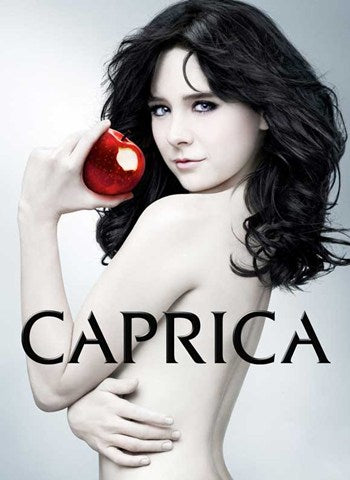 Caprica Style B Movie Poster Print showcasing sci-fi themes.
