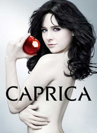 Caprica Style B Movie Poster Print showcasing sci-fi themes.