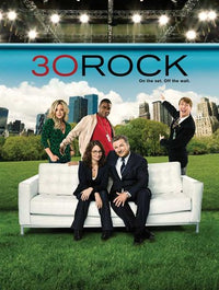 30 Rock Style F Movie Poster Print featuring vibrant design.